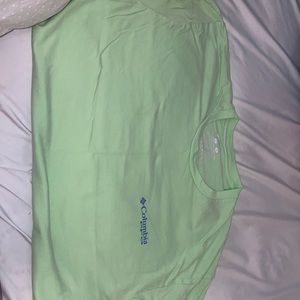Girls green Columbia shirt size large